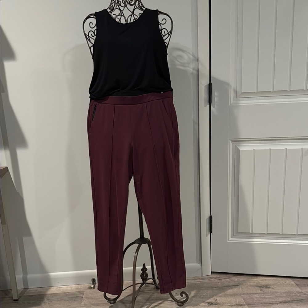 Athleta Burgundy Joggers